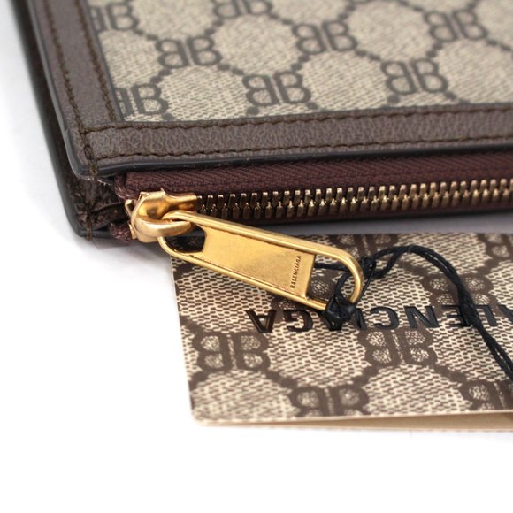 Balenciaga X Gucci Hackers Project Clutch Pouch Canvas Monogram Wristlet Bag NEW - Picture 6 of 9